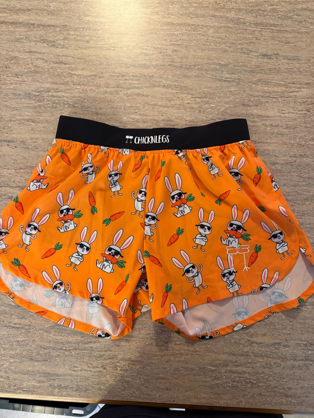Chicknlegs Bunny Print Men’s Shorts